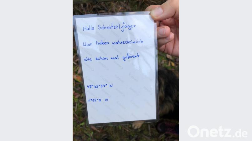 Ein Beispielhinweis: Na, an welchem Ort in der Nähe der Schnitzeljagdstrecke hat wohl jeder Grafenwöhrer schon einmal gefeiert? Bild: sne