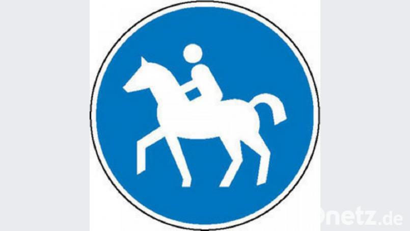 Bei Schadenreuth wird künftig vor möglicherweise querenden Reitern gewarnt. Bild: njn