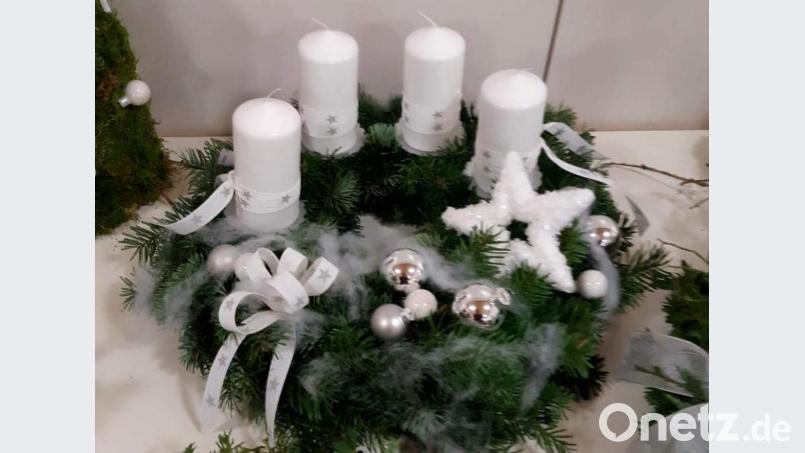 So könnte der fertige Adventskranz aussehen. Bild: fsb
