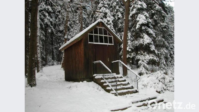 Die Waldkapelle St. Josef im verschneiten "Oicherlwold". Dort wird es dieses Jahr keine Waldweihnacht geben. Archivbild: kgg