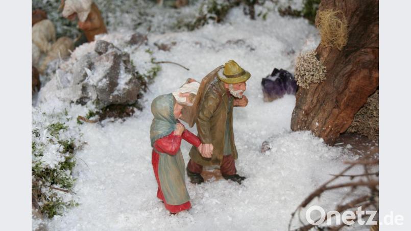 Die Krippendarstellungen rund um Christi Geburt sind sehr liebevoll gestaltet. Bild: ads