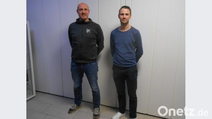 Christian Most (rechts) und Mario Albert. Bild: aho