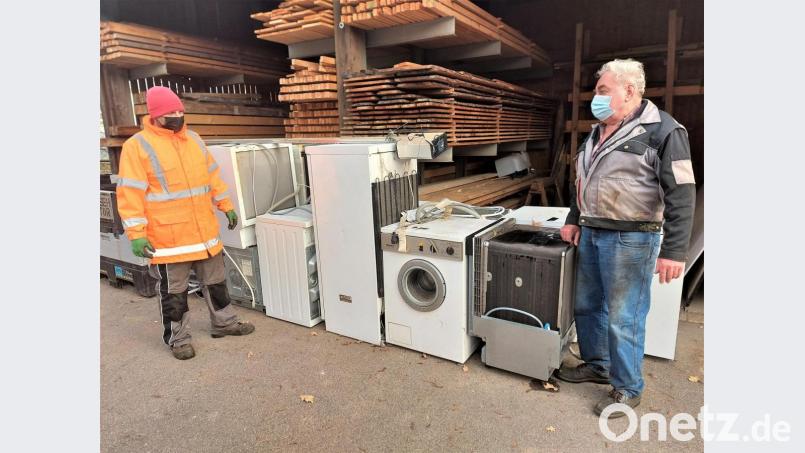 Oberviechtach ist im Altlandkreis eine Zentralstelle für die Annahme elektrischer Großgeräte wie Waschmaschinen, Trockner und Kühlschränke. Bild: lg