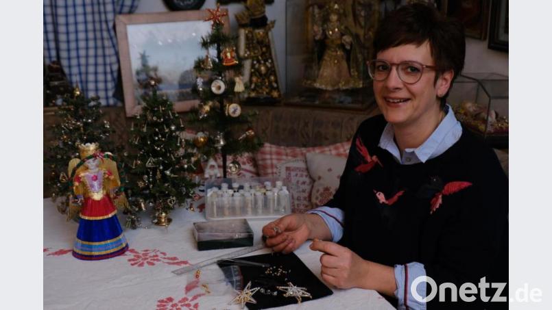 Ein sehr altes Kunsthandwerk, dem sich Monika Frisch verschrieben hat: Klosterarbeiten, eine Volkskunst, die einst von Klosterschwestern ausgeübt wurde. Bild: mng