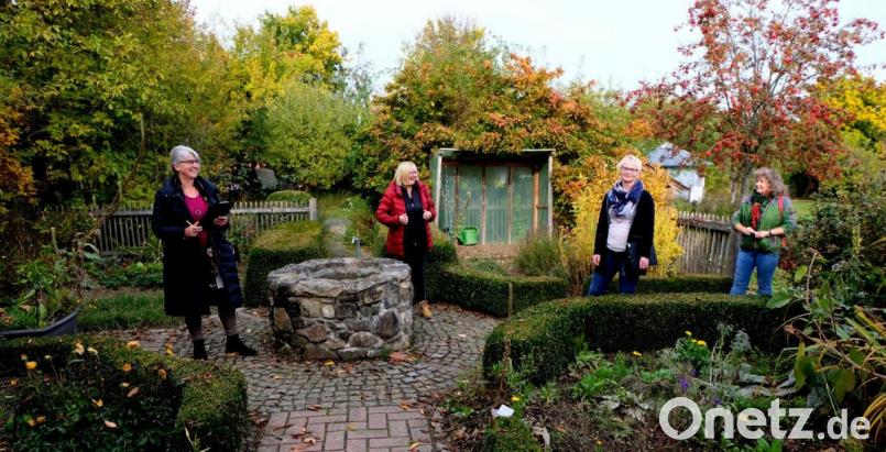 Der Flosser Obst- und Gartenbauverein und die Kreisfachberaterinnen wollen weiterhin zusammenarbeiten, um den Kreislehrgarten in Floß attraktiver zu machen. Von links: Kreisfachberaterin Dagmar Thimm- Böhringer, Ortsvorsitzende Rita Rosner, Kreisfachberaterin Maria Treiber und Meta Bethke. Bild: le