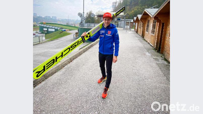 Eric Frenzel war im Herbst fleißig auf den Schanzen unterwegs. Bild: Eric Frenzel/privat