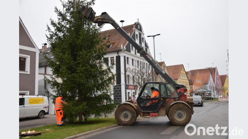 Auch wenn heuer die Weihnachtszeit ganz anders abläuft - zumindest der Christbaum erinnert an die Adventszeit und Weihnachten in Hohenburg. Bild: bö