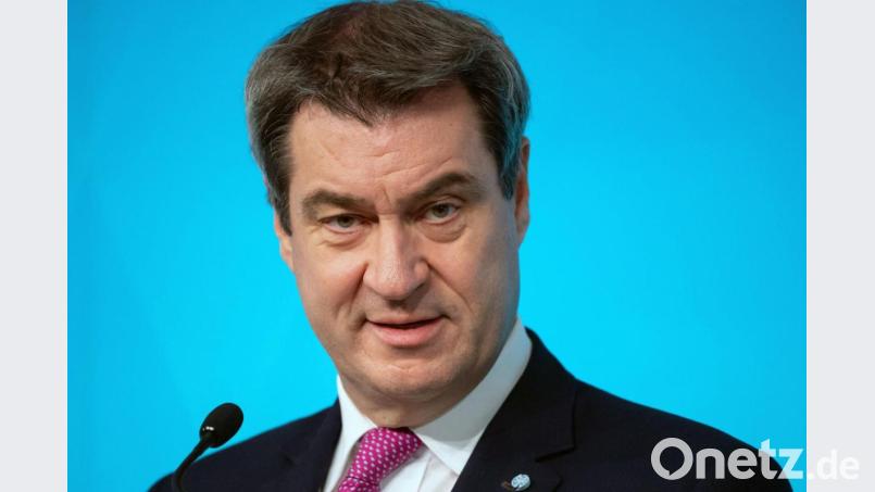 Markus Söder (CSU), Ministerpräsident von Bayern, warnt vor Corona-Lockerungen. Bild: Sven Hoppe/dpa