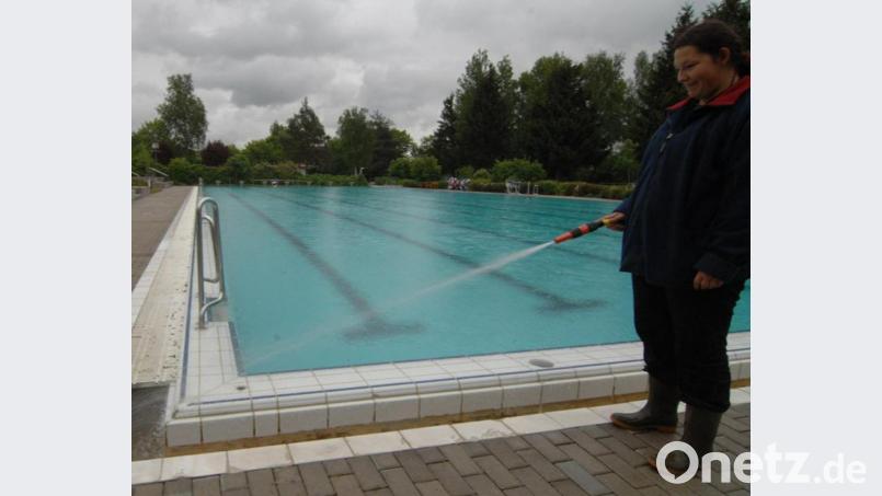 Die ungewöhnliche Freibad-Saison endete in Perschen am 15. September. Nun war es an der Zeit,. eine erste Bilanz zu ziehen. Archivbild: Gerhard Götz