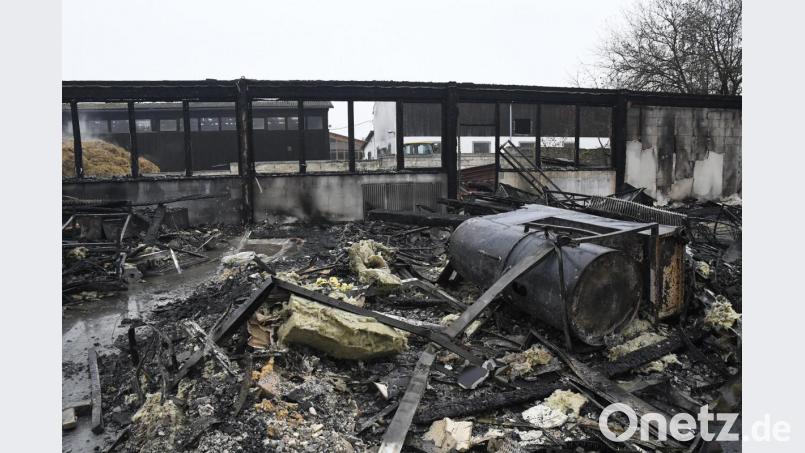 So sah es am Tag nach dem Brand bei der Zimmerei Holzner aus. Bild: Petra Hartl