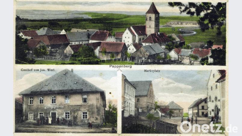Auch colorierte historische Postkarten von Pappenberg sind neben den 800 Bildern in Hans-Jürgen Kuglers Häuser- und Familienchronik zu finden. Bild: mor