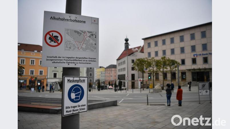 In Passau gelten wegen der hohen Corona-Zahlen strenge Ausgangsbeschränkungen. Bild: Lino Mirgeler/dpa