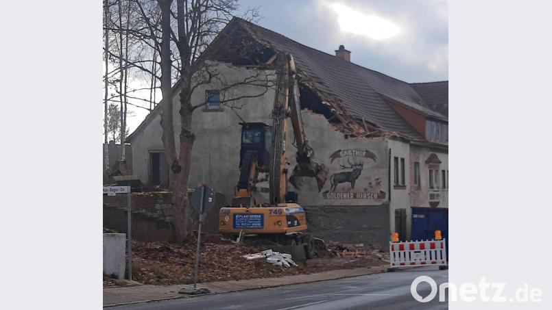 Er ist angezählt! Den &quot;Goldenen Hirschen&quot; wird es bald nicht mehr geben. Bild: ld