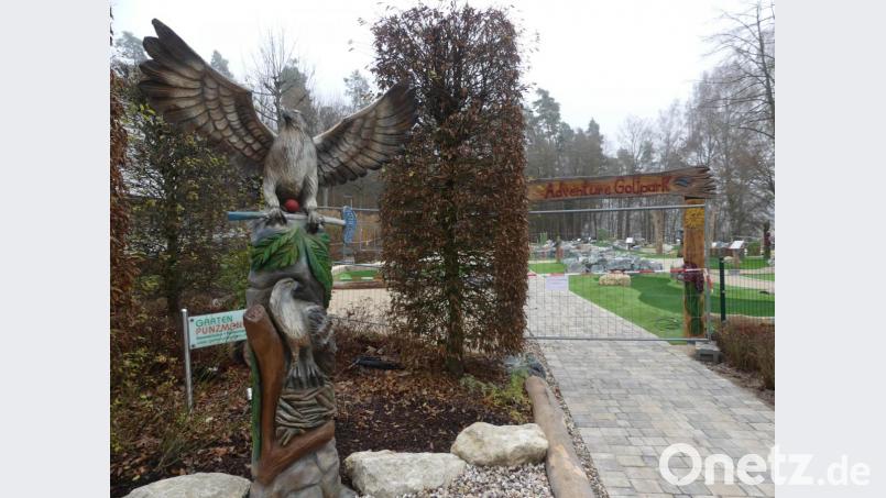 Ein Adler steht Pate für das Logo der "Adventure Golfanlage Eschenbach i. d. OPf.". Bild: rn