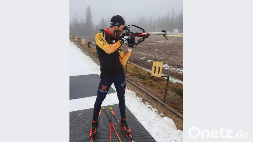 Johannes Donhauser im Trainingslager im finnischen Muonio. In Lappland trainierte der Oberpfälzer zehn Tage mit dem deutschen Weltcup-Team. Bild: Johannes Kühn/exb