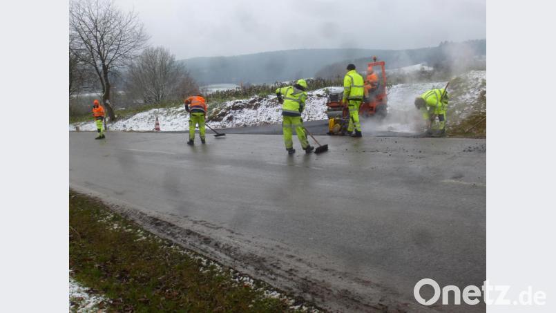 Die Bauarbeiten asphaltierten die Einfahrt. Bild: mad