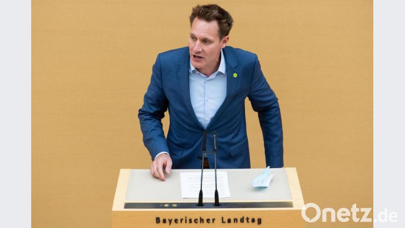 Ludwig Hartmann, Fraktionsvorsitzender von Bündnis 90/Die Grünen im bayerischen Landtag. Bild: Sven Hoppe/dpa