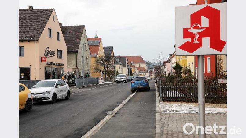 Im September hat die Stadt mit der Sanierung der Bäumlstraße begonnen. Der erste Teilabschnitt ist nun fertig und kann wieder befahren werden. Bild: Wolfgang Steinbacher