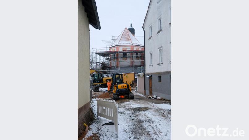 Der Ausbau der Schlossstraße in Vorbach ist gestartet. Bild: do