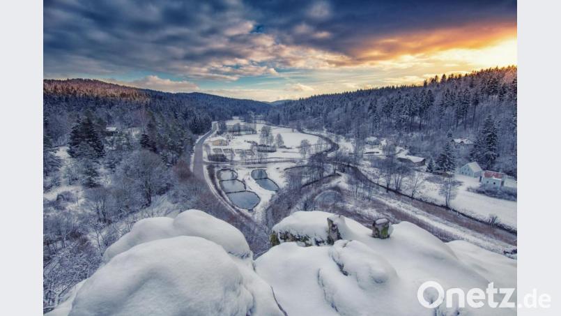 Ein Foto von Peter Neunteufel: &quot;Winterliches Lauterachtal&quot;. Bild: Peter Neunteufel/exb