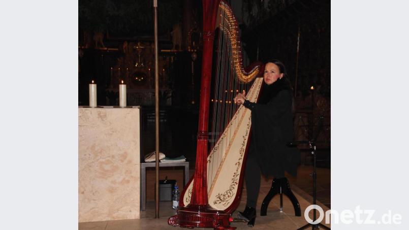 Katarina Ševčíková bei ihrem Konzert am zweiten Adventssonntag in der Basilika Waldsassen. Bild: kro