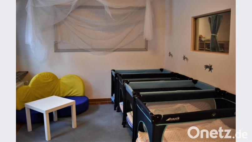 Der Schlafraum der Krippengruppe ist schön geworden. Bild: rgr