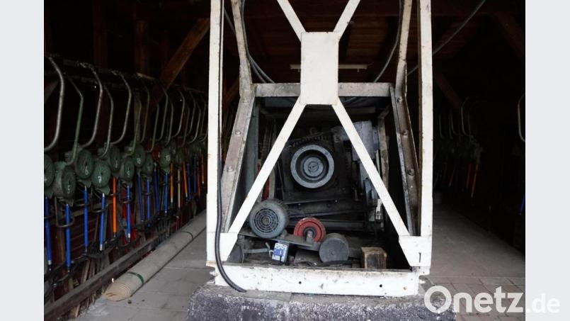 Das Sorgenkind: der Liftantrieb am Tannenberg. Bild: bkr