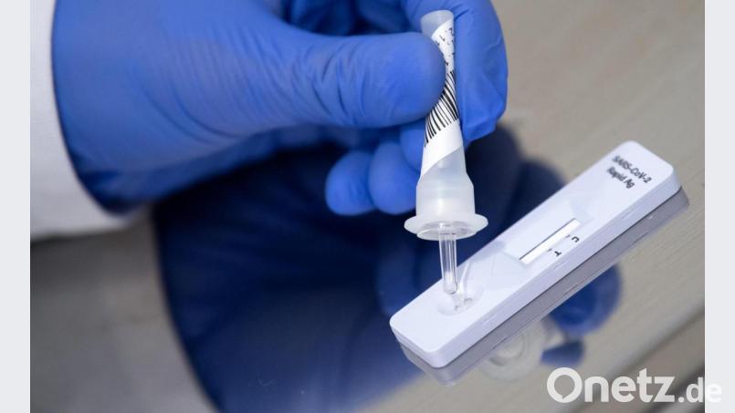 Ein-Corona-Test Bild: Sven Hoppe