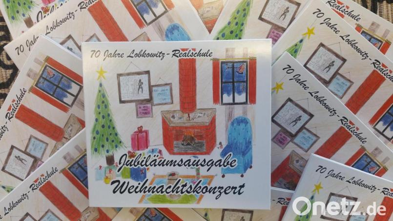 Die Weihnachts-CD der Neustädter Realschule. Bild: krb