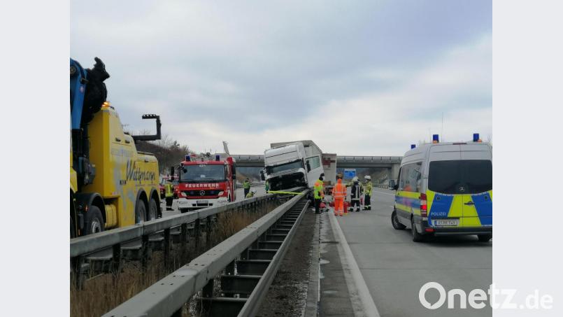Vergangene Woche kam es auf der A6 bei Schmidgaden zu einem schweren Verkehrsunfall. Im Nachhinein stellte sich heraus, dass der tote Lkw-Fahrer mit dem Coronavirus infiziert war. Bild: wpt