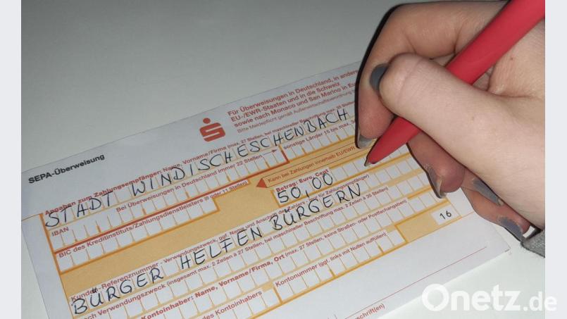 Die Stadt Windischeschenbach bittet die Spenden für die Aktion "Bürger helfen Bürgern" aufgrund der Kontaktbeschränkungen zu überweisen. Bild: Lowak