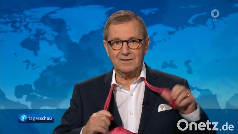 Jan Hofer hat sich am Montagabend von den Zuschauern der "Tagesschau" verabschiedet. Bild: --