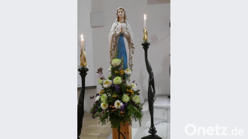 Marienstatue in der Kirchenlaibacher Kirche. Bild: Max Pravida/exb