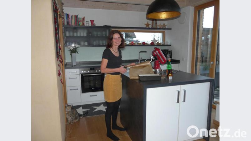 Silke Fersch in ihrer Küche. Bild: Privat/exb