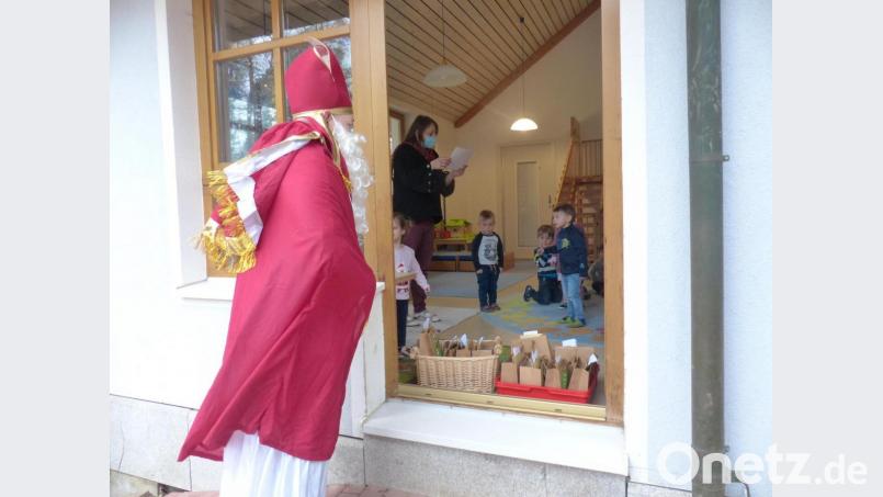 Nikolaus bei den &quot;Burgmäusen&quot; Bild: sl