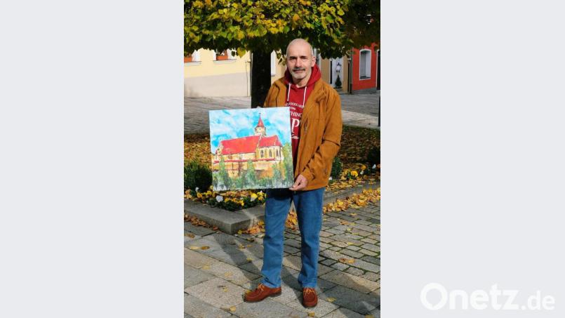 Das Bild zeigt die Eschenbacher Stadtpfarrkirche Sankt Laurentius. Bild: do