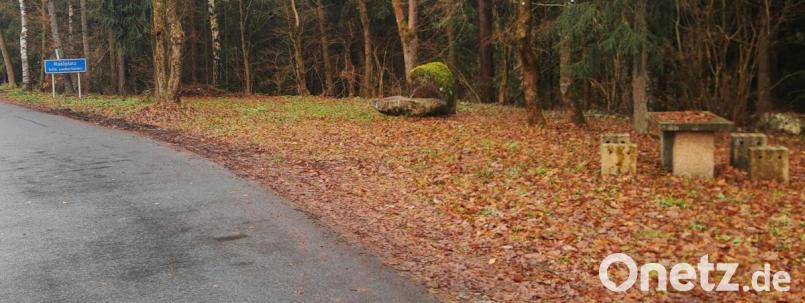 Die höfliche Bitte auf einem großen blauen Schild "Rastplatz bitte sauberhalten" stört hier viele nicht. Jetzt wir mit einem Zaun Abhilfe geschaffen. Bild: ld