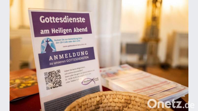 Anmeldung und vorgezogene Gottesdienste. Heiligabend wird heuer ganz anders als sonst. Bild: Philipp Schulze