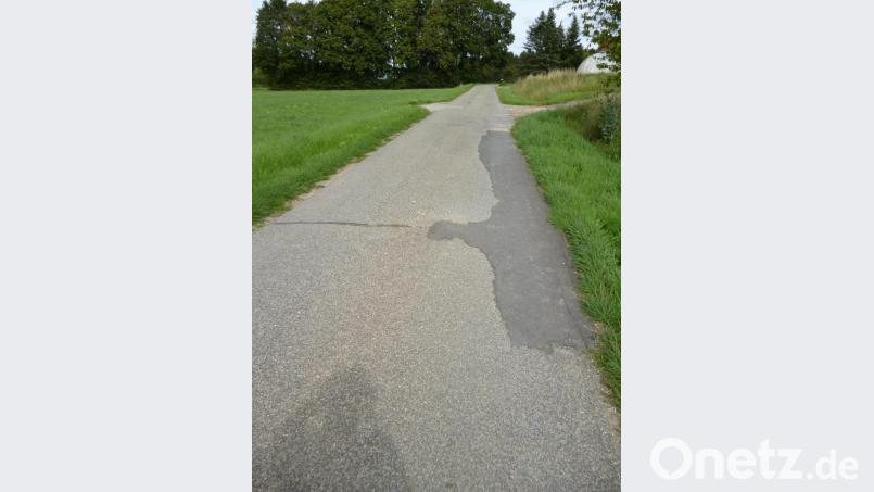 Der Weg zum Einzelhof Bodenhof befindet sich derzeit in einem schlechten baulichen Zustand. Bild: Hans-Peter Schmucker, ALE Oberpfalz/exb