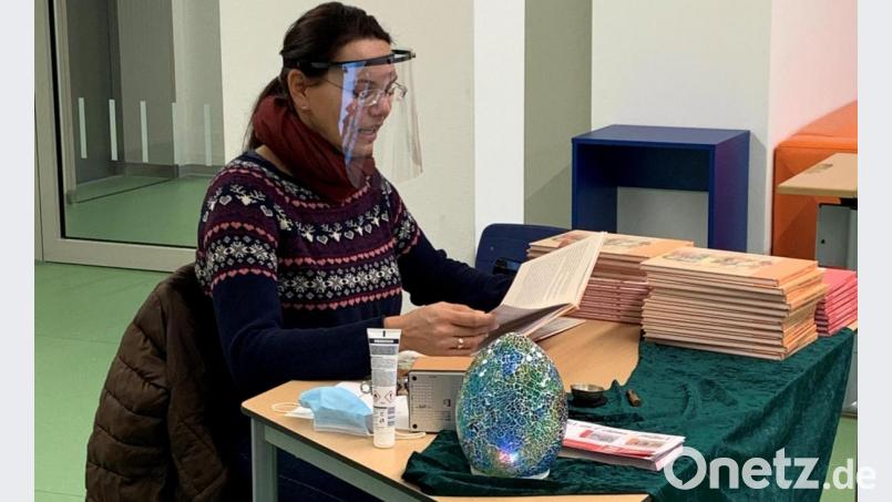 Diese etwas andere Vorlese-(Schul)stunde in Coronazeiten begeisterte alle Kinder. Bild: Grundschule Mitterteich/exb