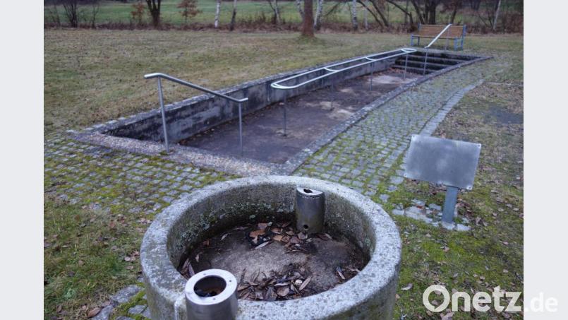 Für die künftige Wasserversorgung des Armbeckens (im Vordergrund) und des großen Tretbassins (dahinter) soll die Nutzung von Quellwasser aus dem Bereich der Brennerstraße geprüft werden. Bild: fjo