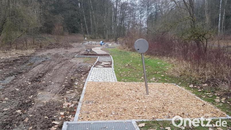 Barfußpfad, Kneippbecken und Wasserspiele werden Erwachsene und Kinder anlocken. Im Frühjahr ist es soweit. Bild: gi