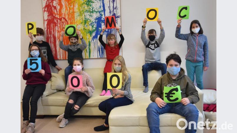 Die Schüler des Kepler-Gymnasiums spenden wegen Corona statt Weihnachtspäckchen Geld für die &quot;Aktion Pomoc&quot;. Bild: Kepler-Gymnasium