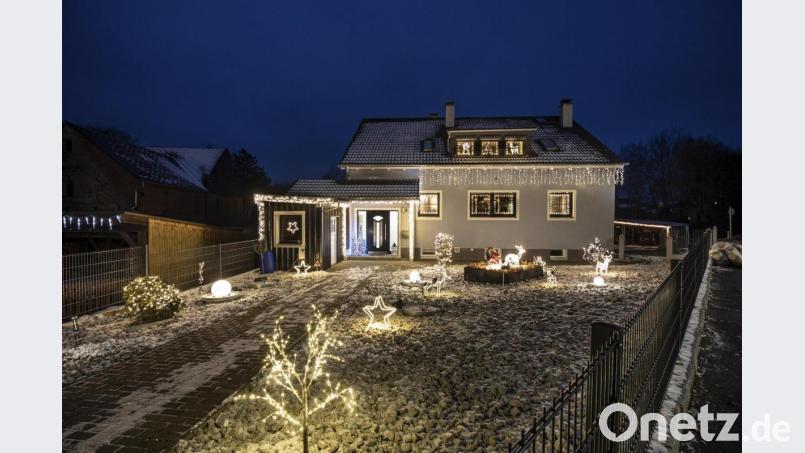 Viele Tausende Lämpchen sorgen für eine weihnachtliche Idylle. Bild: dtr