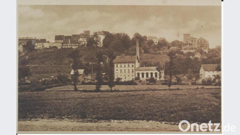 Elektrizitäts- und Wasserwerk Sulzbachs in der Weiherstraße - 1898 von der Bahnhofsseite aus aufgenommen. Bild: Stadtarchiv Sulzbach-Rosenberg/exb