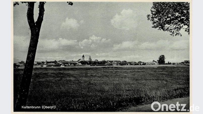 Ortsansicht des Marktes Kaltenbrunn 1942. Bild: privat