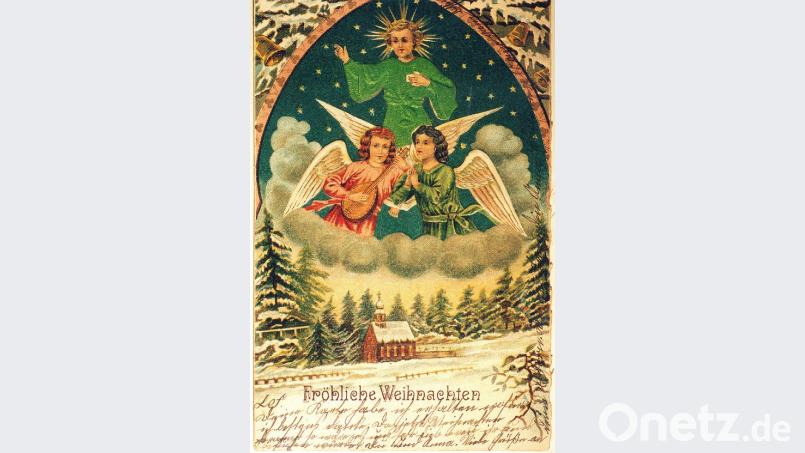 Weihnachtskarte Repro: Fürk