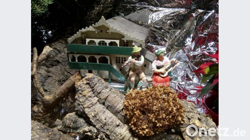 Zwei Volksmusikanten in alpenländischer Tracht. Bild: hev