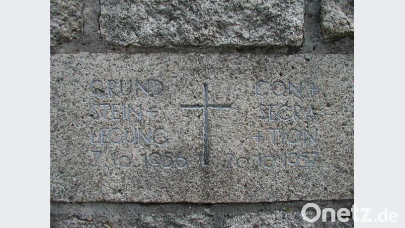 Der Grundstein der Antoniuskirche. Bild: gis