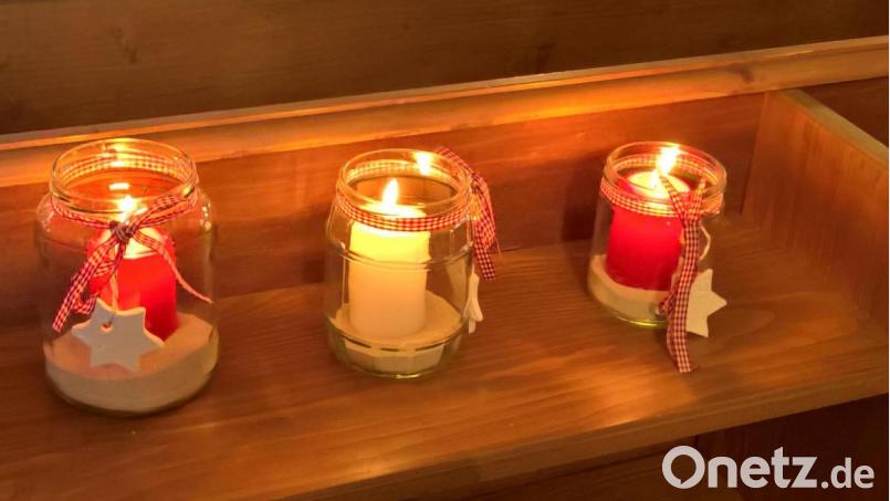 Mit viel Liebe zum Detail erhielten die Kerzenlichter viel positive Resonanz und erzeugten Freude und Weihnachtsgefühl bei den Gottesdienstbesuchern. Bild: rpp